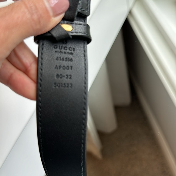 Gucci belt with gold gg size 80 - Picture 5 of 5